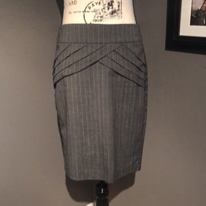 Pinstriped skirt